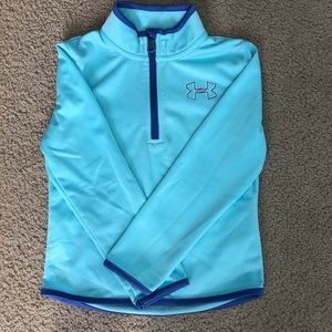 Gently Used Girls Size 6 Under Armor Half ZIP